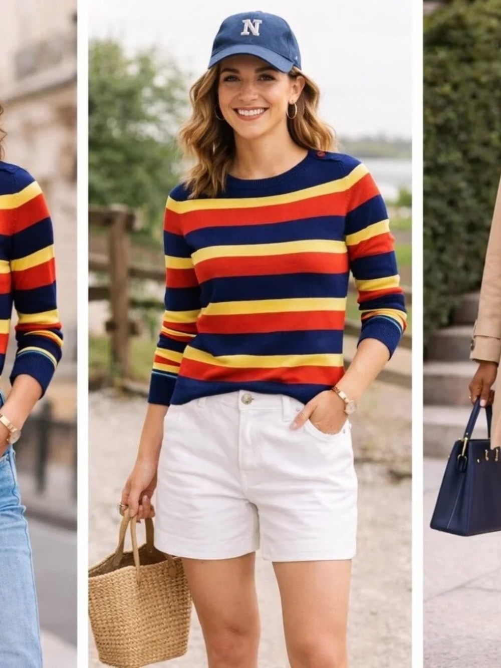 Banana Republic Breton Stripe Sweater | Nautical Sailor Coastal Grandma M Preppy